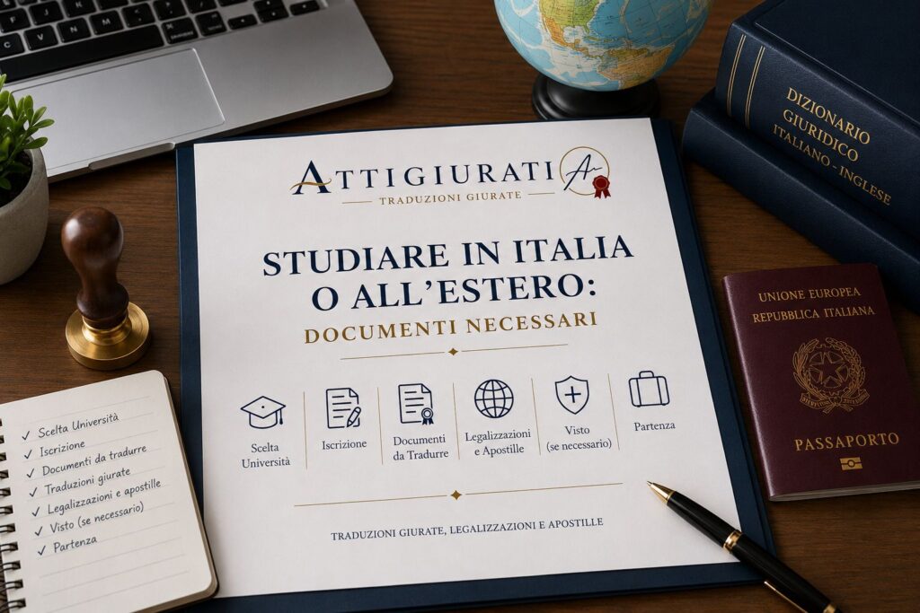 documenti per studiare all estero traduzioni giurate