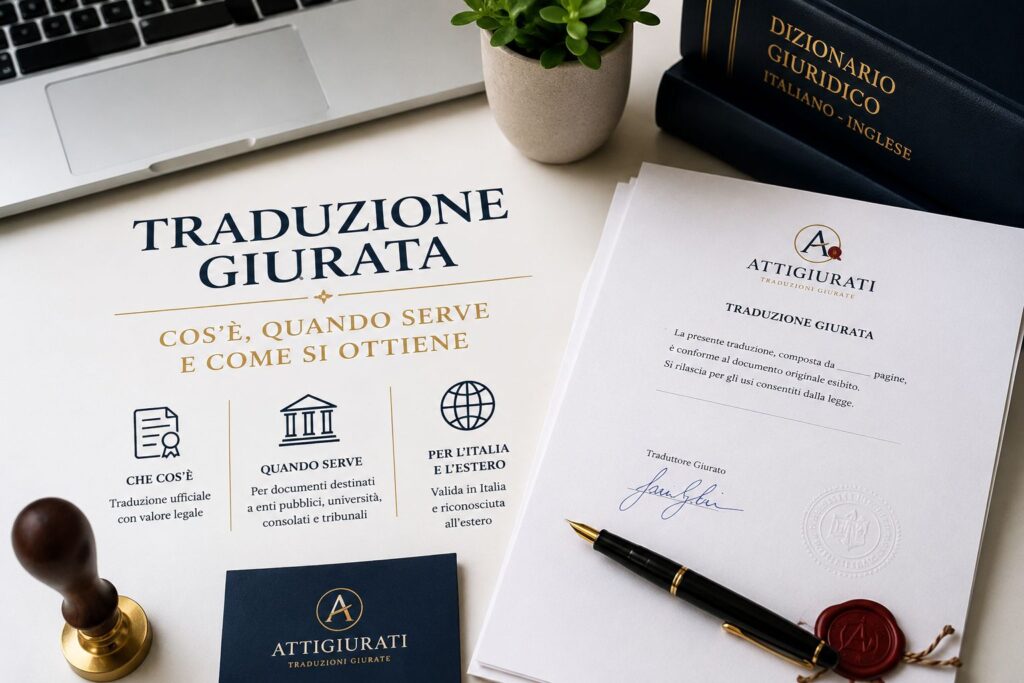 traduzione giurata cose quando serve